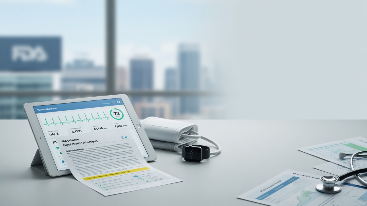 FDA Clarifies Evidence Standards for Digital Tools Used in Remote Monitoring and Preventive Health