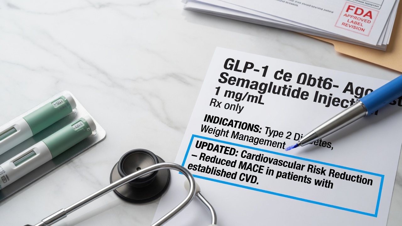 FDA Revises Labels on GLP-1 Drugs with New Cardiovascular Risk Reduction Information
