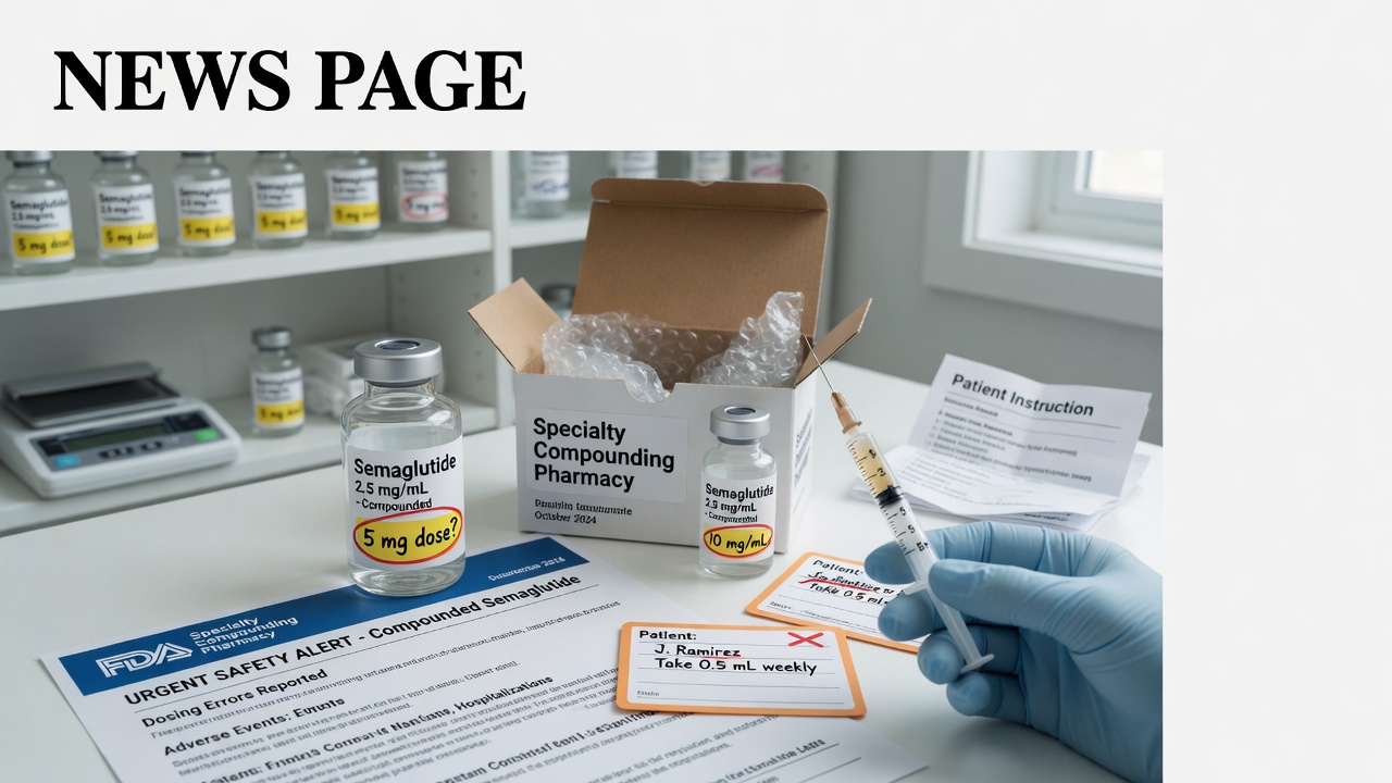 FDA Warns of Dosing Errors and Adverse Events Linked to Compounded Semaglutide