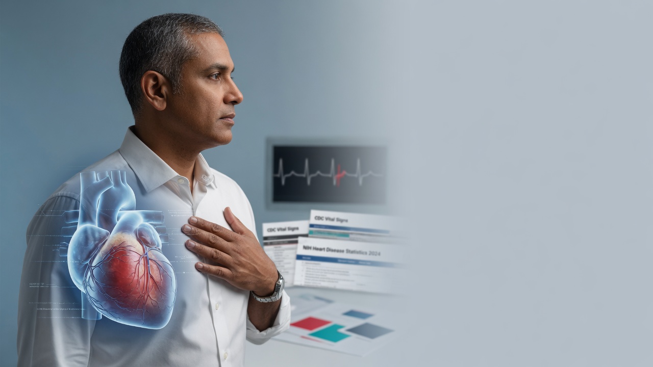 Men’s Heart Disease Risk: Answering Common Questions Using Latest CDC and NIH Data