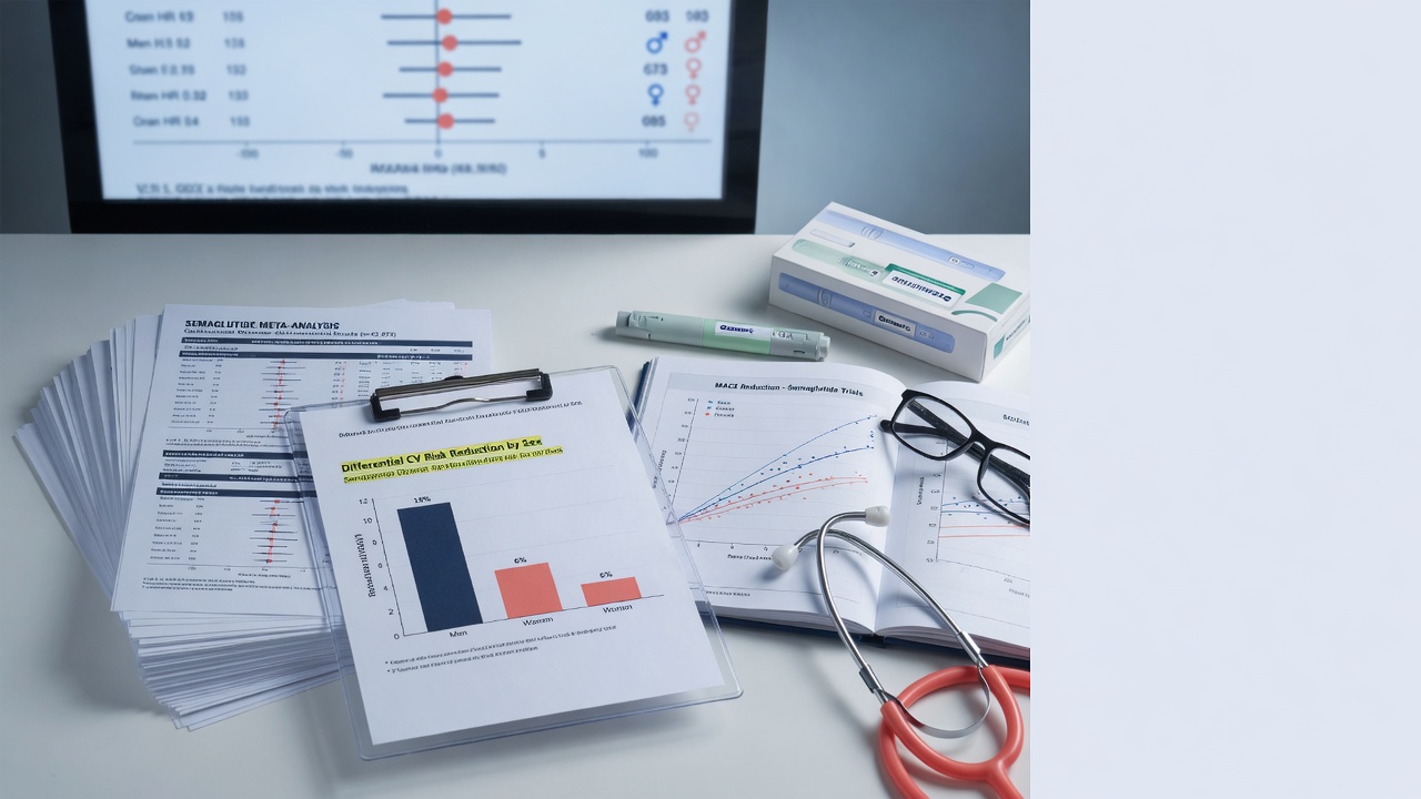 Meta-Analyses of Semaglutide Trials Report Differential Cardiovascular Risk Reduction Between Men and Women