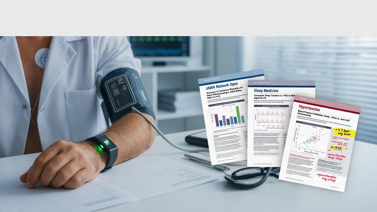 Peer-Reviewed Studies Examine Accuracy of Consumer Wearables for Heart Rate, Blood Pressure, and Sleep Tracking in Adult Males