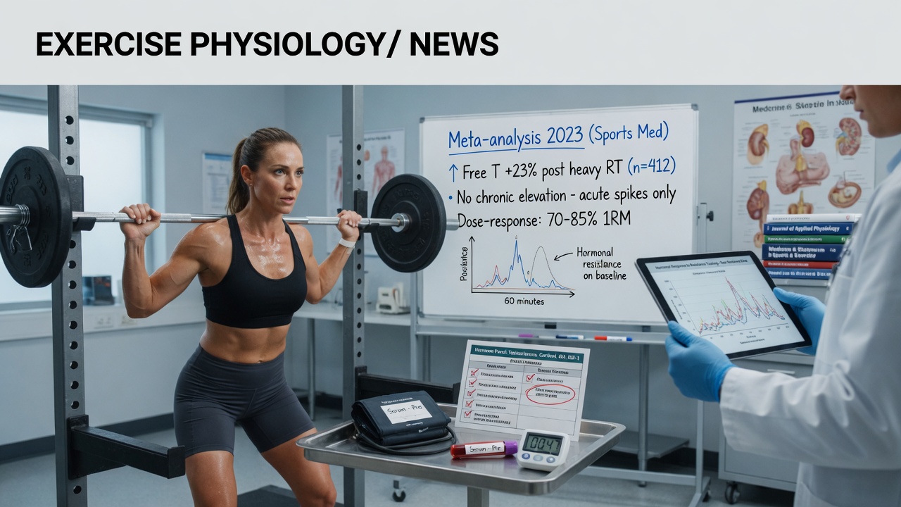 What Peer-Reviewed Evidence Shows About Strength Training and Hormonal Response