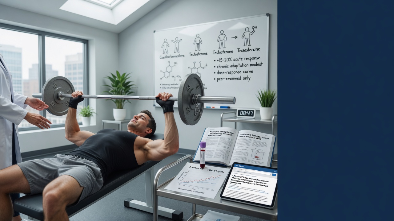 What Peer-Reviewed Literature Shows About Resistance Training and Testosterone Levels