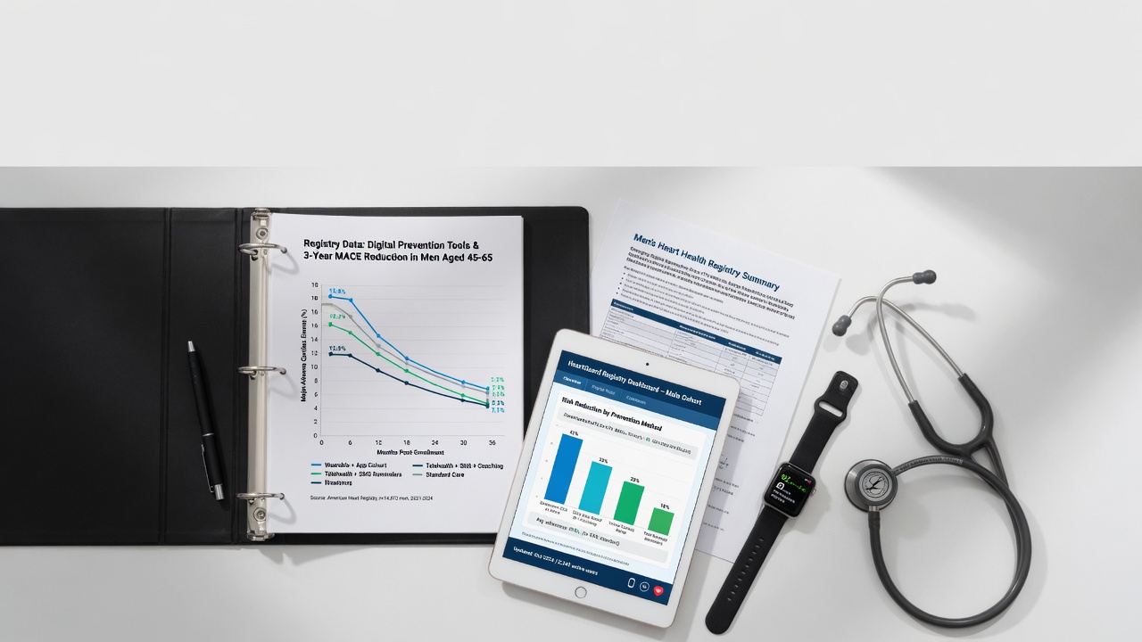 What Registry Data Show About Emerging Digital Prevention Approaches for Men's Heart Health